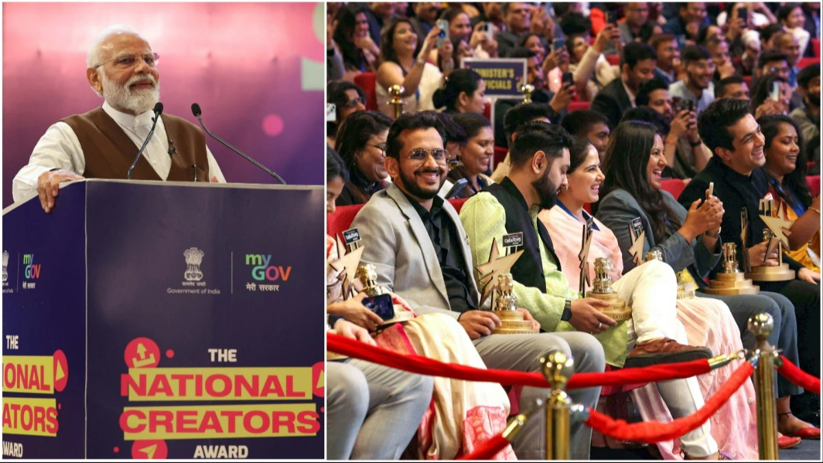 PM Modi Presents First-ever National Creators Award 2024