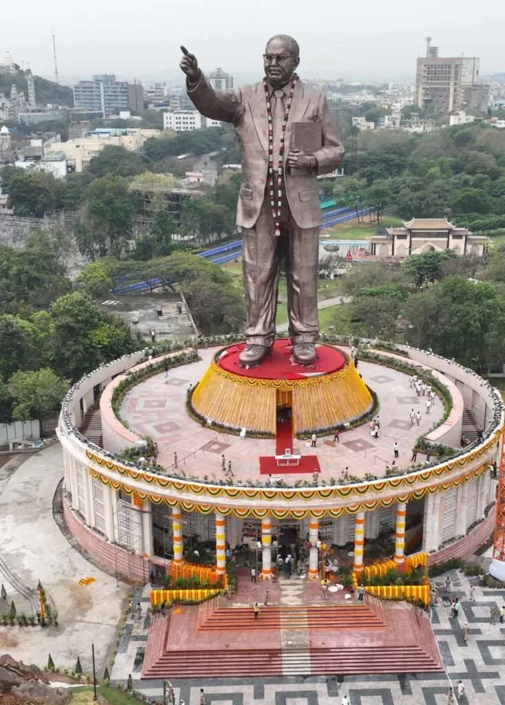 Ambedkar Jayanti 2023: Telangana CM Unveils 125-Ft Tall statue of Ambedkar in Hyderabad